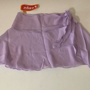 Zuliana Size Small Lavender Sarong Tie Skirt. New With Tags.